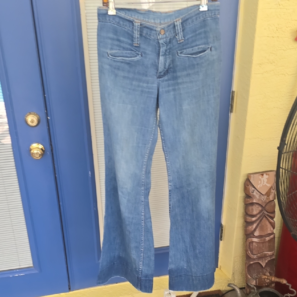 VINTAGE bell flared MAVERICK womens jeans size 11 juniors